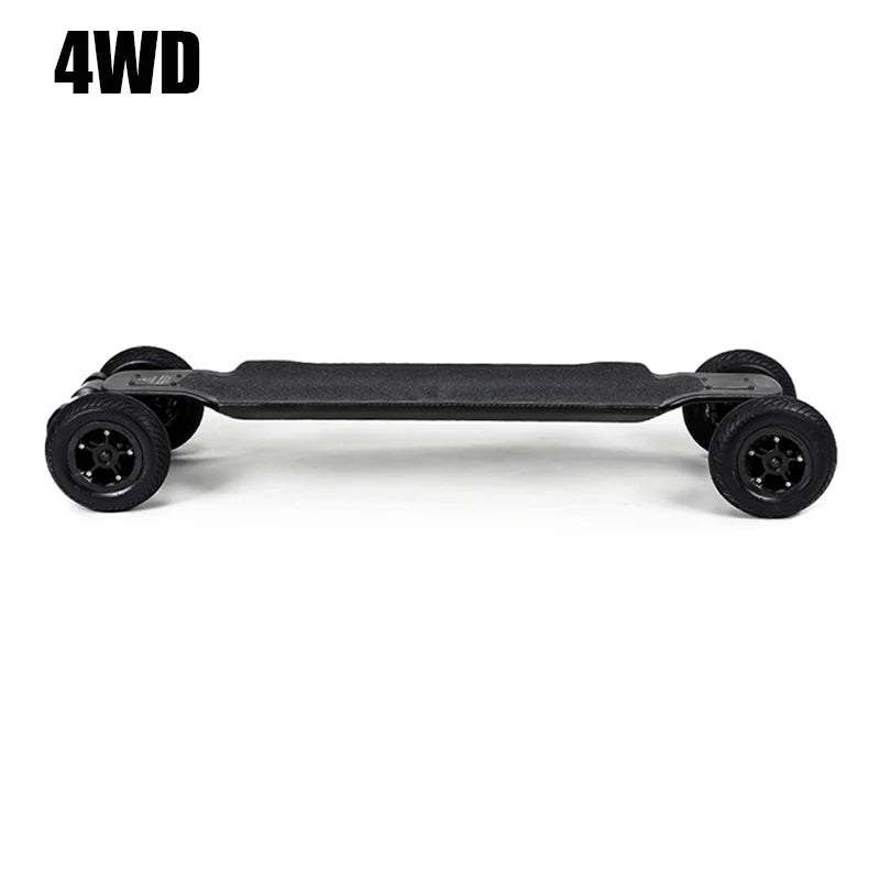 Most Powerful Fast Speed 6384 Dual Motor 54.6V 20Ah 4500W Carbon Fiber Crownwheel Q5 All Terrain off Road Electric Skateboard