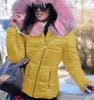 Liu Ming Oem Odm Winter Women Clothing Fashion Hood Faux Fur Collar Outwear Parkas Ladies Jacket Plus Size Coat