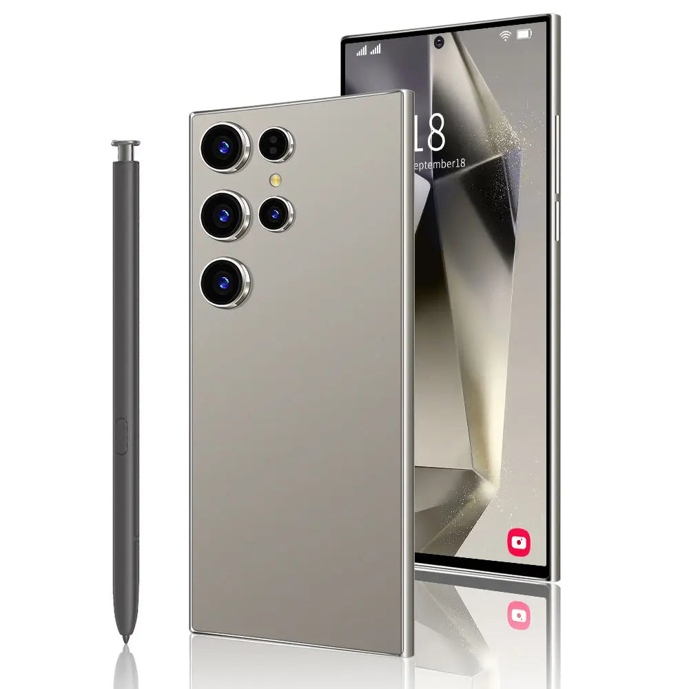 2024 Latest Global Version S24 Smart Cell AI Phone Big Full Screen Long Endurance Netflix Mobile Phone Drop Shipping