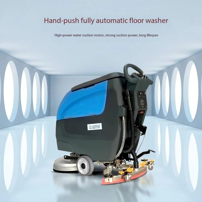 Commercial Floor Scrubber Machine, 120kg Heavy Duty, 4-5h Working Time for Warehouse & Factory