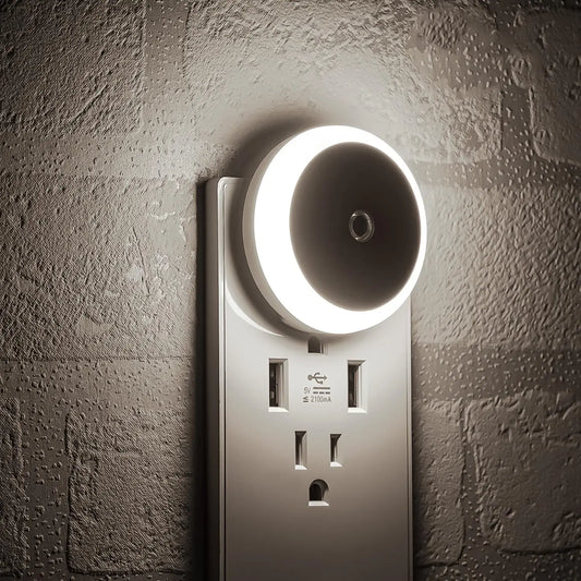 Night-lights for Kids Room 0.5W Dusk to Dawn Sensor Automatic on and Off for Kids Room, Bedroom, Bathroom, Baby Nursery