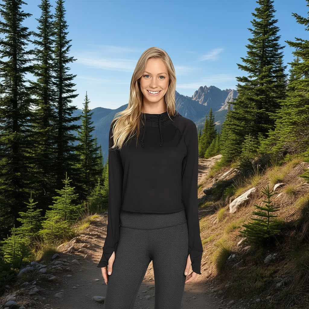 North Face Women's Polartec Soft Shell Jacket Black Full Sleeve Moisture Wicking Regular Fit All Seasons Outdoor Hiking Apparel