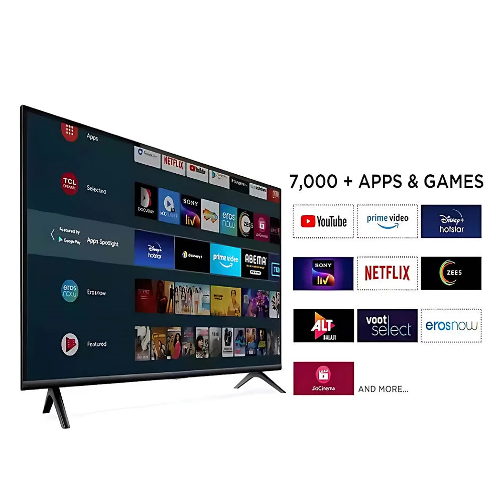 2026 LED Tv Set Factory Accept Custom OEM Android Tv Smart 24 32 43 50 55 65 75 85 Inch Televisions Smart TVs 4K Televisor