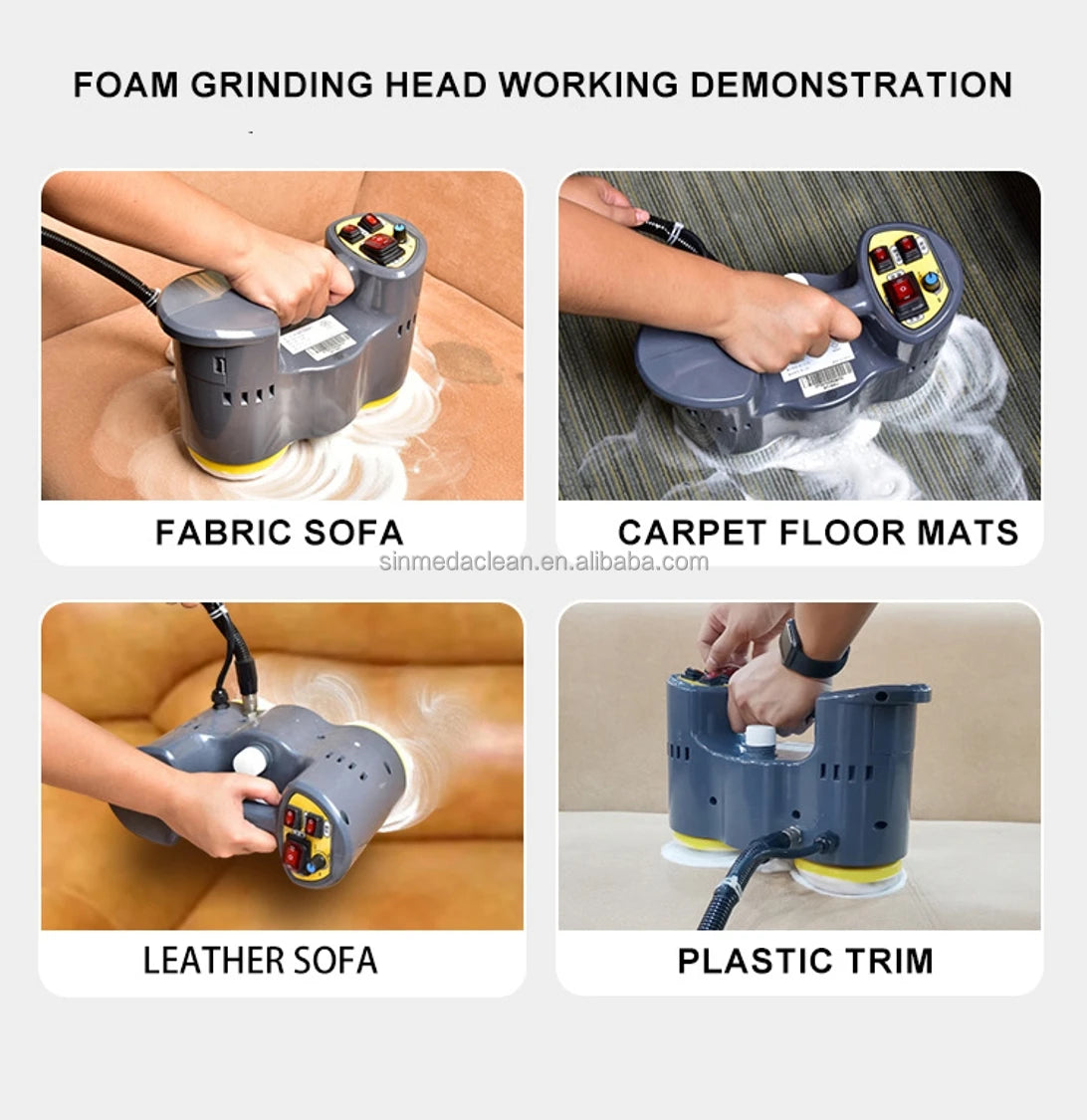 SINMEDA EB400S Electric 3300W High Pressure Steam Cleaner Car Wash Centers Plastic Carpet Cleaning Machine Deep Clean Extractor
