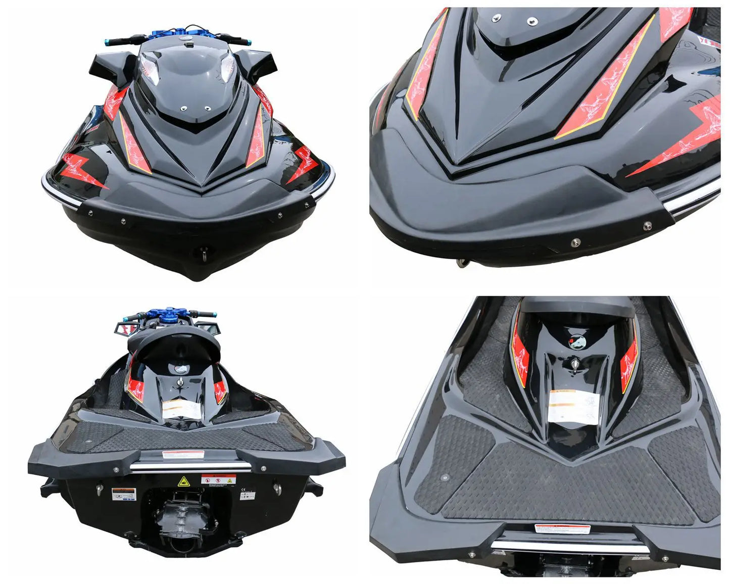 Factory Direct Sales 1300CC Jet Boat Two Seater Water Jet Ski Motoboat