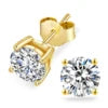 USA VVS Moissanite Earring Pass Diamond Tester 14K Gold Plated 925 Sterling Silver Christmas Gift Women GRA Lab Diamond Stud Men