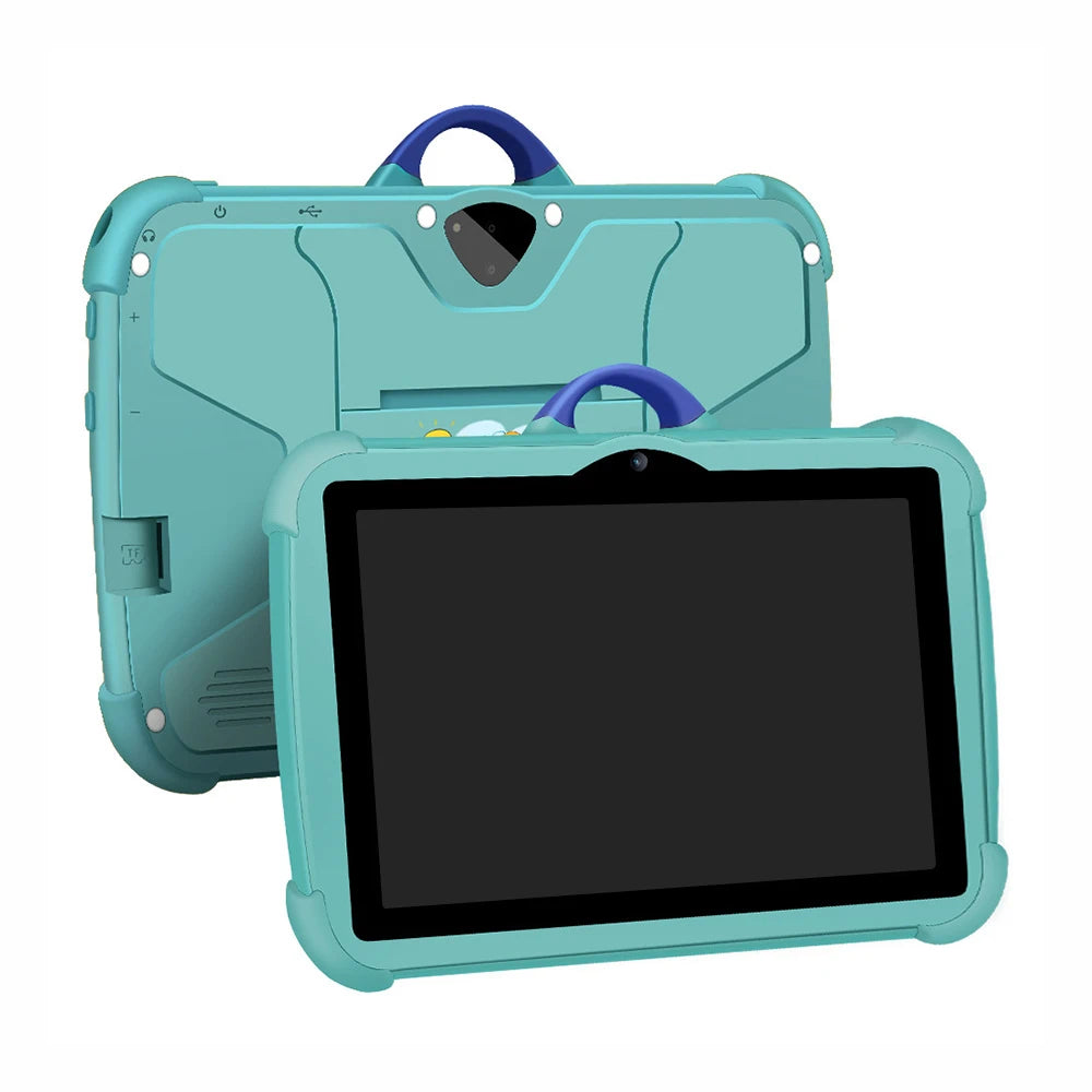 Kids 7 Inch Android Tablet 2GB+32GB for Toddler Parent Control Children WiFi Educational Tablet Pc With Kid-Proof Case