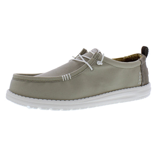 For Wally Hickory Denim Mens Shoes Color Taupe 100% Authentic Model MSS-41875214