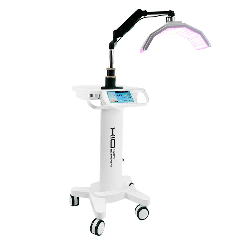 Professional 7-Color LED Photon Skin Care Equipment Face Nose Wrinkle Remover Whitening Effect Standing PDT Light Acne Treatment