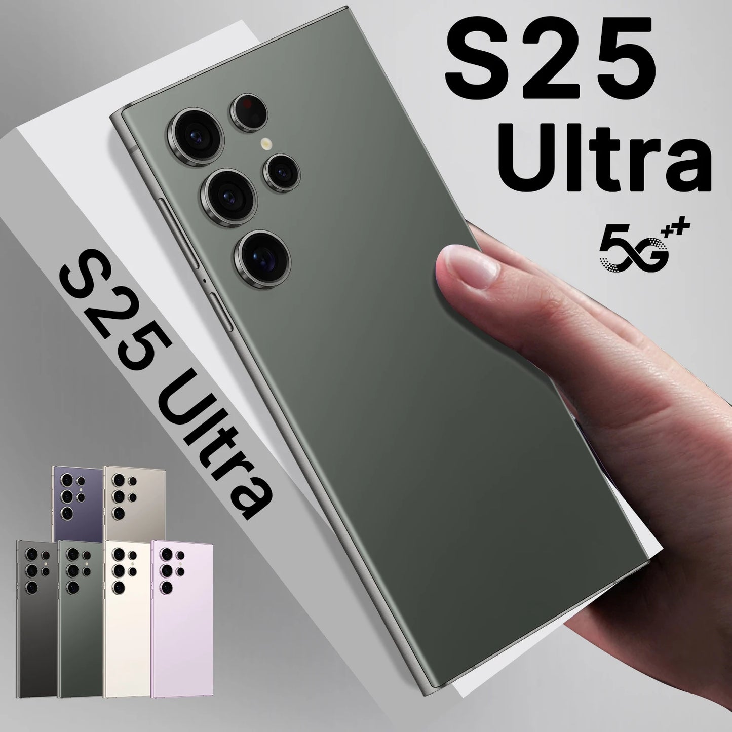 S25 Ultra 5G Smartphone 48+108MP Dual SIM 16GB+1TB Deca Core CPU HD Screen Smart Gaming Features Global Version Mobile Phones