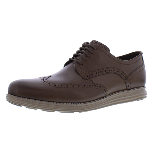 For Original Grand Shortwing Oxford Mens Shoes Summer Rubber Outsole Color Truffle/Irish Coffee | 100% Authentic