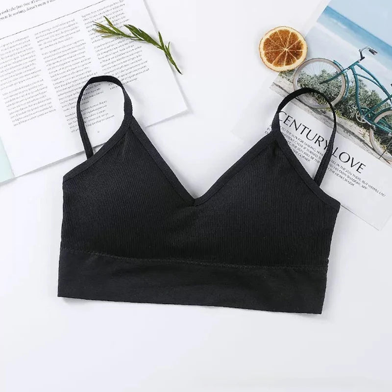 Women's Tube Tops Brassiere Women's Sports Bra Push Up Underwear Tops Seamless Sports Top Sexy Lingerie Female Tops Girl Bra
