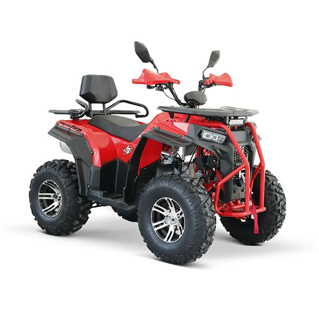 TLMOTO125CC 1000W 4-Stroke Gasoline ATV Automatic Chain Drive 4-Wheeler UTV with Differential Lock for Off-Road Motorcycling