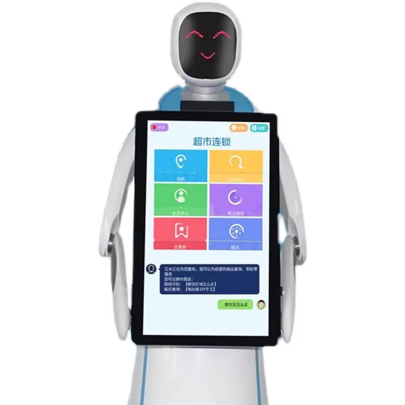 Intelligent Interaction Hotel Robot Reception Commercial Reception Robots Marketing Assistant AI for Advertising