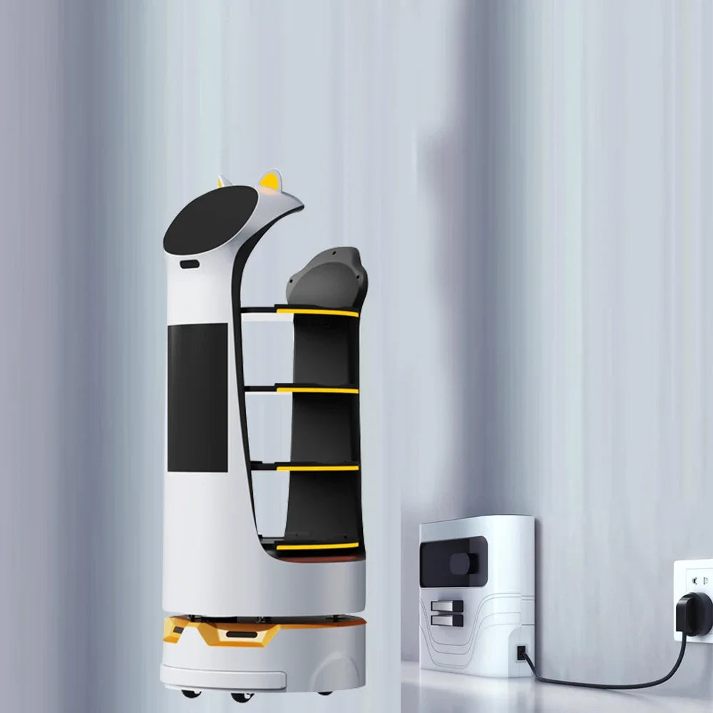 Commercial Delivery Robots  Intelligent Catering Restaurant Serving Food Waiter Restaurant Service Delivery Robot