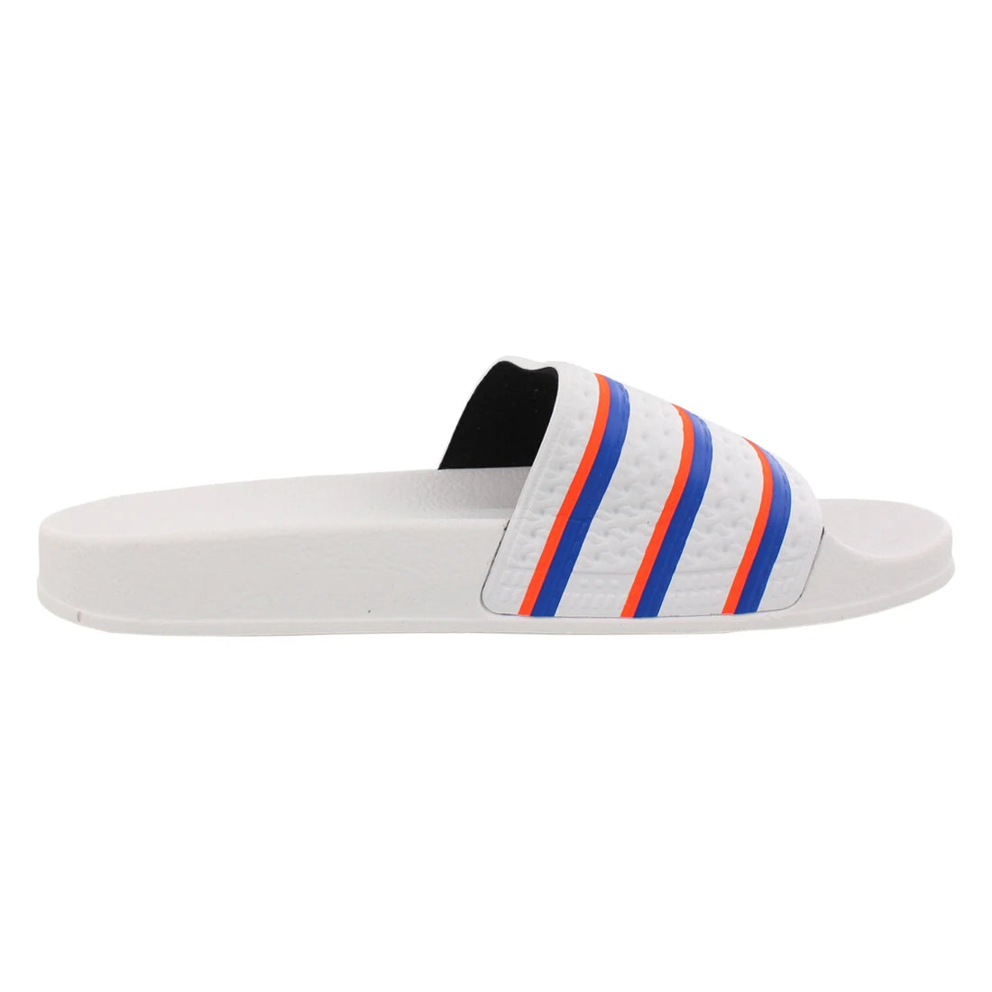 For Adilette Men's Open Toe Sandals Cloud White Blue Solar Red Striped Slip-On Summer EVA Outsole