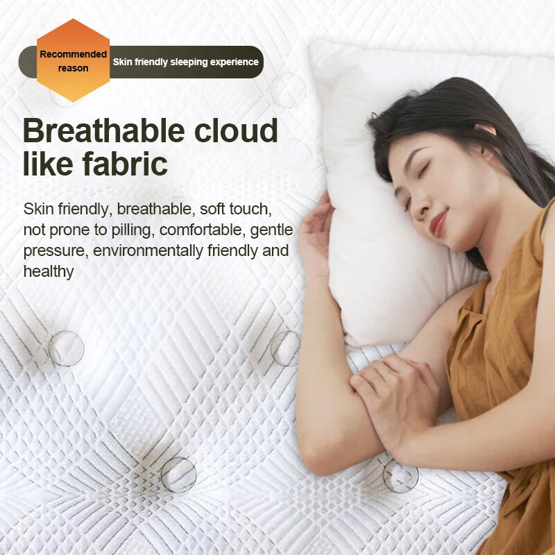 135*190*24/135*200*24CM Fabric Mattress Roll Pocket Coil Spring Mattress Full Size Bed Mattresses Bedroom Matelas Home Furniture