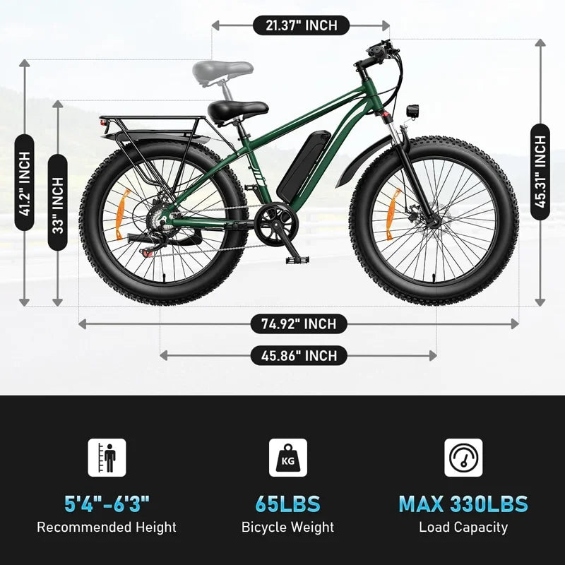 Popular Chinese Central Motor 1000W High Speed 15AH Electric Bicycle for Both Men and Women for Daily Commuting and City Leisure