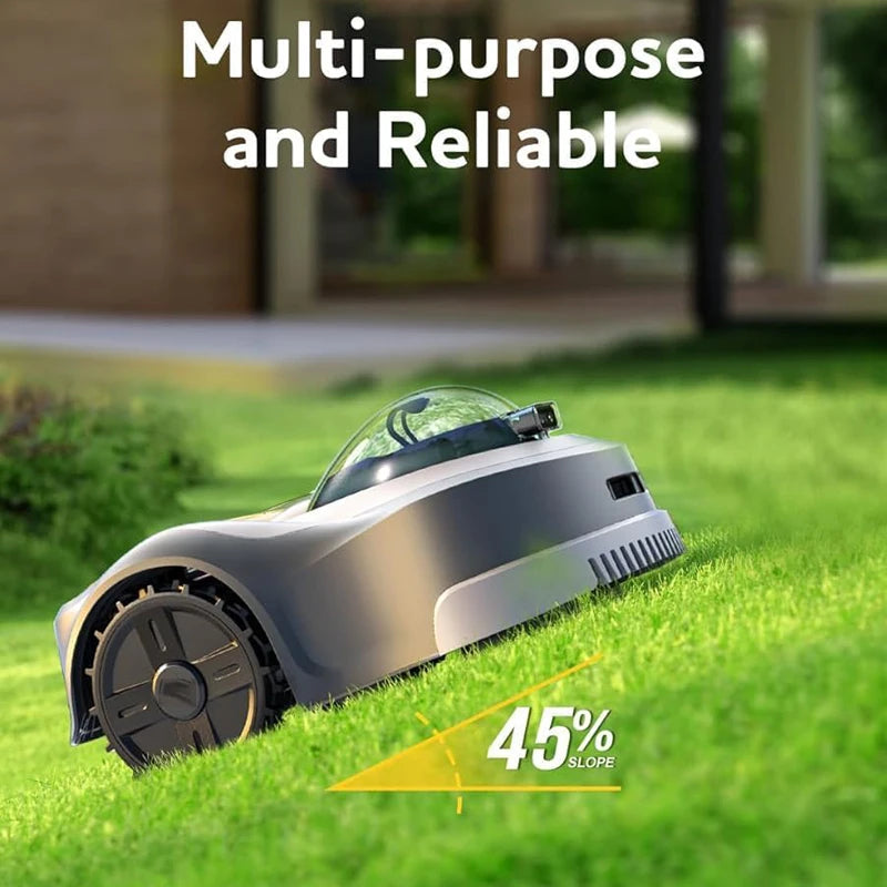 2025 Cordless GPS Navigation Smart Robot Lawn Mower Automatic Rechargeable with Battery Power Self-Propelled Garden Grass Cutter