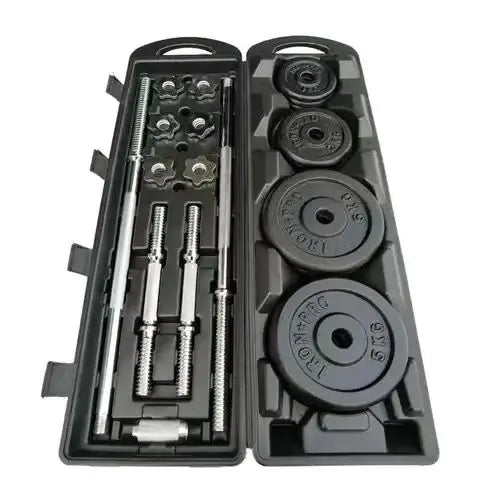 High Quality Chrome 50 kg Dumbbell Set Multi-function Home Fitness Adjustable Barbell 50KG Dumbbell Set