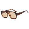 Fashion Luxury Women Men Punk Rectangle Sun Glasses Big Frame Square Sunglasses