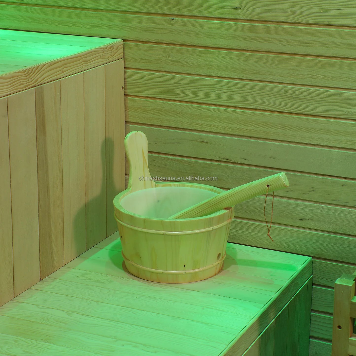 Professional-Grade Home Spa: Handcrafted Panoramic Sauna in Hemlock/Red Cedar | Efficient Heating System | Wholesale Pricing