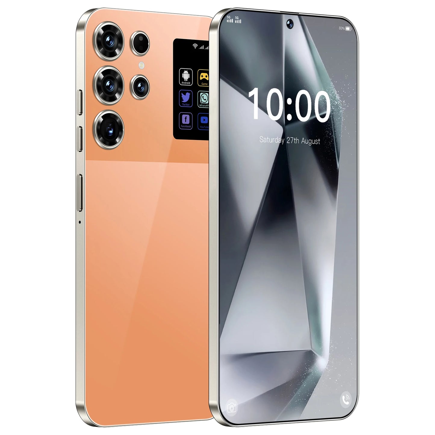 Hot Selling S26 Ultra Smartphones 16GB+1TB Android 15 HD Screen 4G5G 7.3 Inch New Mobile Phone 108MP 100W Facial Recognition
