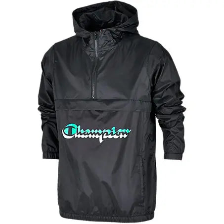 Champion Manorak Windbreaker Boys Jackets Color: Black  100% Authentic