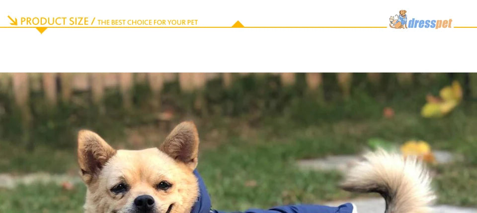 Winter Pet Dog Clothes Warm For Small Dogs Pets Puppy Costume French Bulldog Outfit Coat Waterproof Jacket Chihuahua Clothing