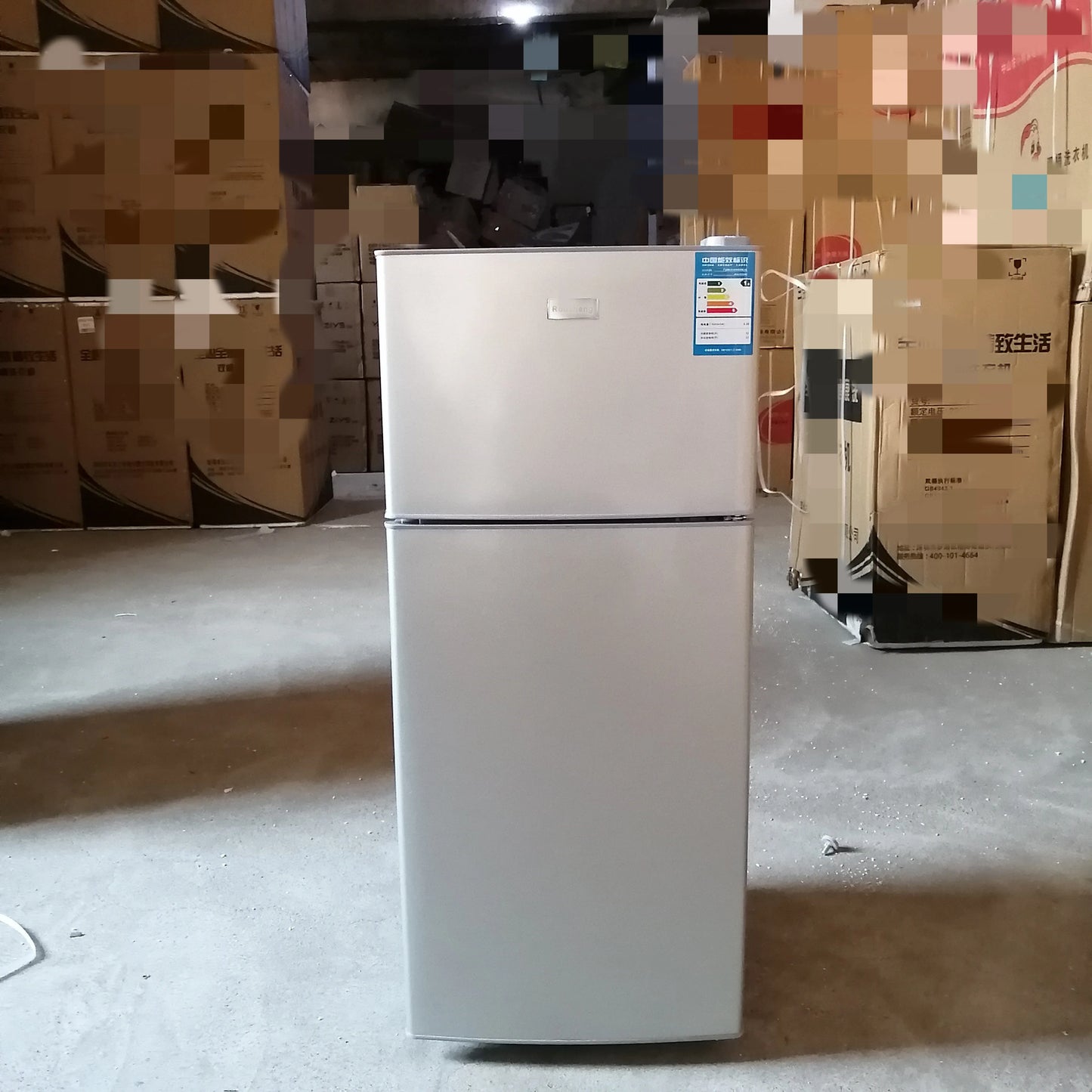 BCD-148 Household Apartment Double Door Counter Fridge Large Capacity Energy Saving Compact Refrigerator Freezer Fridge