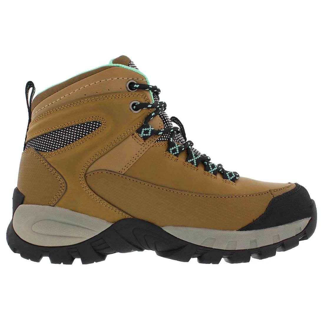 Otah Otah Forestier Womens Waterproof Hiking Mid-Cut Camel/Teal Boots Color: Camel/Teal | 100% Authentic