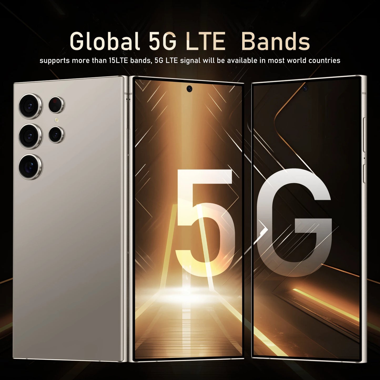 S25 Ultra 5G Smartphone 48+108MP Dual SIM 16GB+1TB Deca Core CPU HD Screen Smart Gaming Features Global Version Mobile Phones