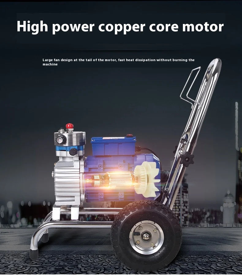 Oem Professional Diy High-pressure Airless Spraying Machine Fully Automatic Latex Paint Power Spray Gun For Interior