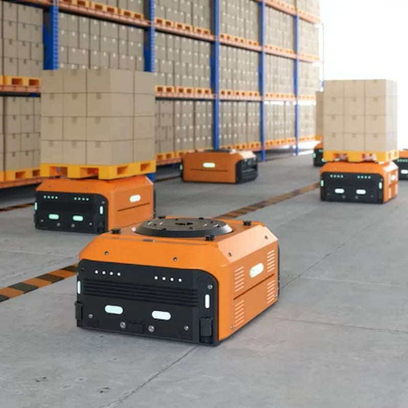 pallet agv robot SLAM Laser Navigation Robot Lifting Type AGV for Logistics Warehouse Commercial Delivery Robot