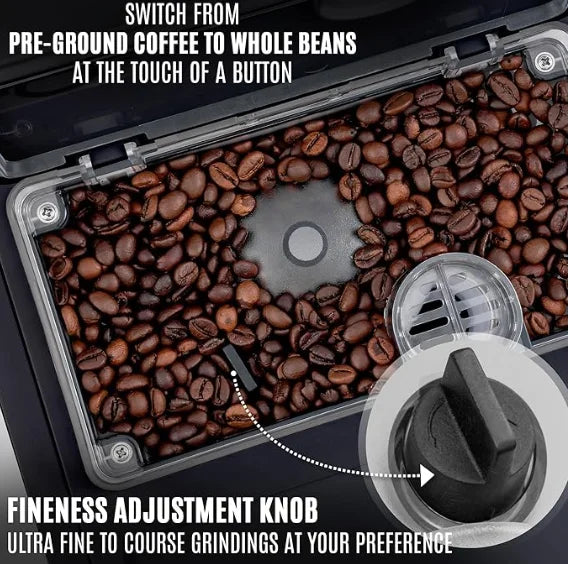 Best-Selling Full-Automatic Espresso Cappuccino Latte Coffee Machine with 19 Kinds of Drinks