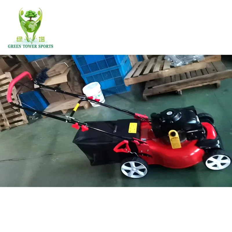 4-Stroke High Efficiency DIY Industrial Grade 173cc Hand Push Gasoline Lawn Mower Machine for Agricultural Use Cutting Grass