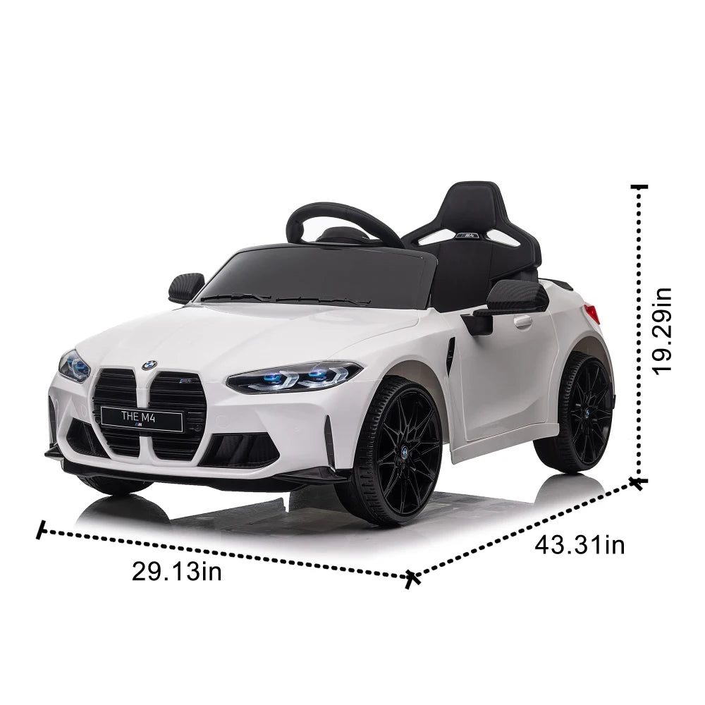 12v Kids Ride on Toy Scooter 2.4G W/Parents Remote Control,Three Speed Adjustable,Power Display,MP3,LED Light,story.