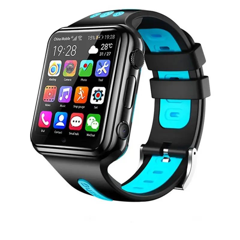 4G Internet GPS Child Locator Watch LBS WIF GPS Live Location tracker Children  4G Luxury Smart Watch W5