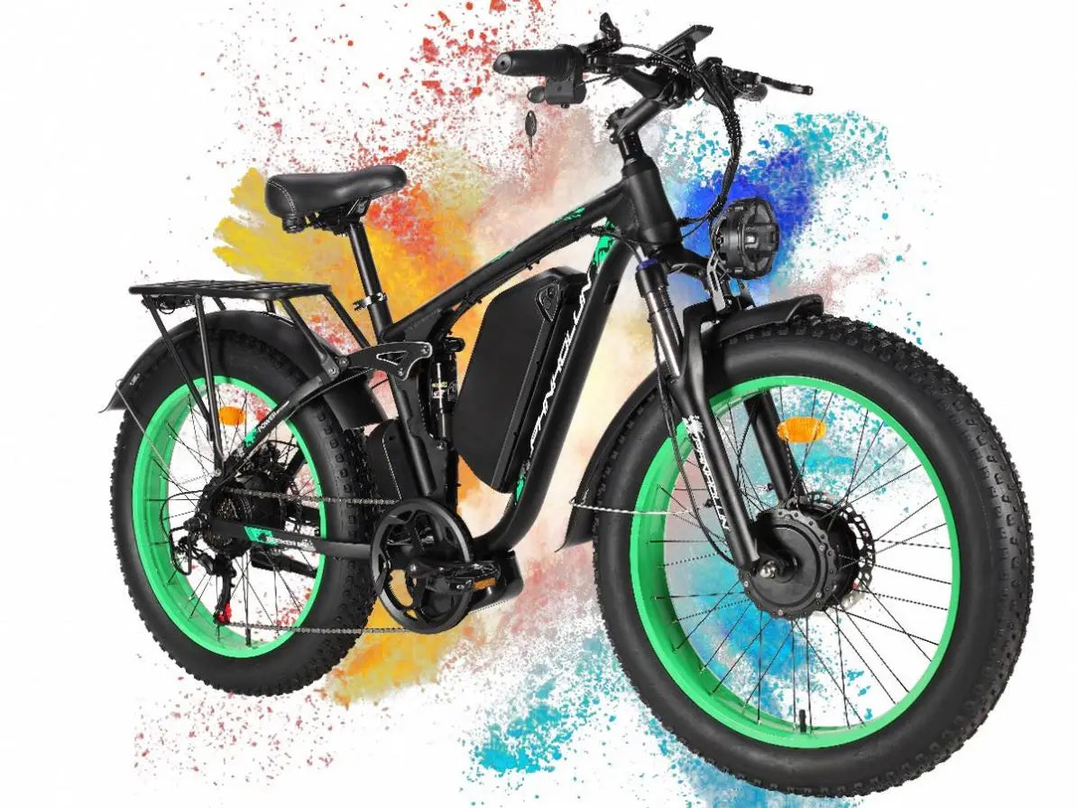 2025 Factory 3000w Electric Bike Dual Motor 24inch 52V All Terrain 25AH Battery Electric Mountain Bike for Adult