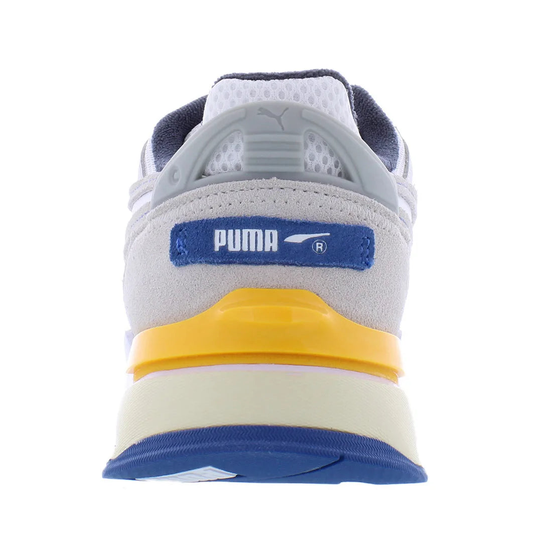 For Mirage Sport Cut Out Mens Shoes Model MSS-38644601 Color White/Blue/Yellow 100% Authentic