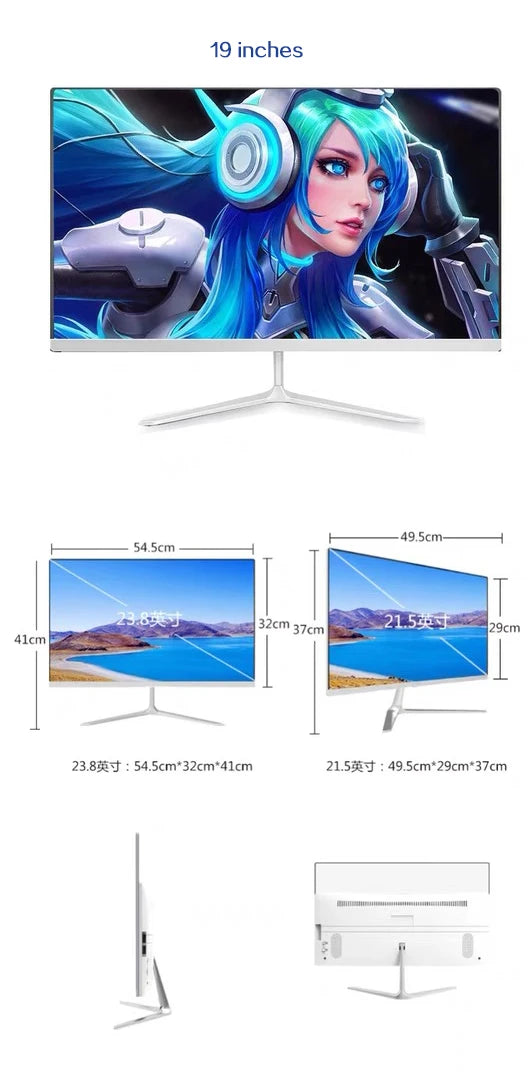 New Arrival 22 Inch I5 8GB DDR3 RAM 256GB SSD All-in-One PC with LCD Display