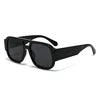 2025 New Outdoor Sports Sunscreen Personalized Fashion Leisure Double Bridge Men's Women's Universal Square Sunglasses