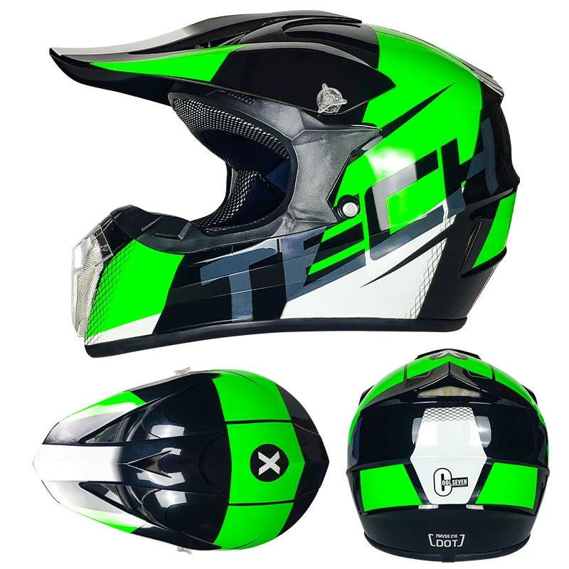 Competitive Price Dot-Approved Motocross&Off-Road Helmet Ultimate Protection for Downhill&Dirt Bike Adventures
