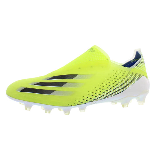 For X Ghosted+ Artificial Grass Mens Shoes Size 12 Color Solar Yellow/Core Black/Team Royal Blue Model MSS-FY8922