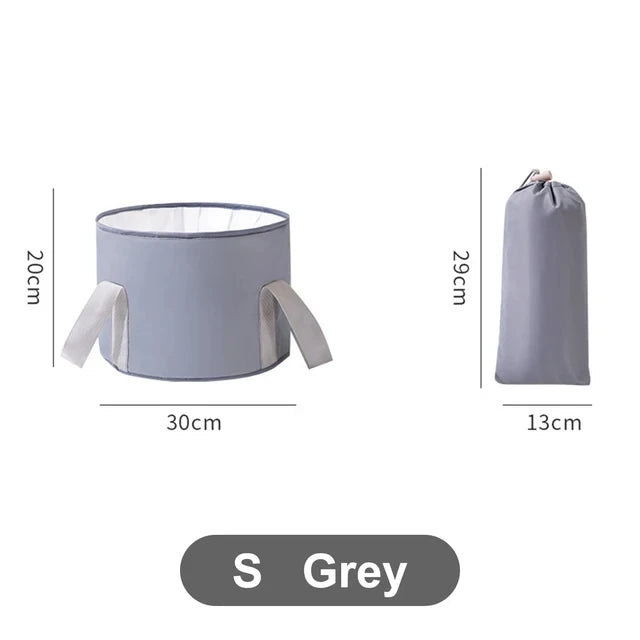 Factory Price Foldable Foot Tub Wash Basin Water Bucket Large Capacity Feet Spa Washing Tub for Outdoor Travel Portable Bath Bag
