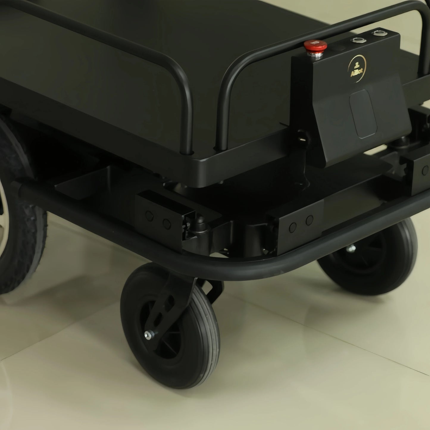 4WD Industria Following  Robot Automatic Human Following Cart for Heavy Loads