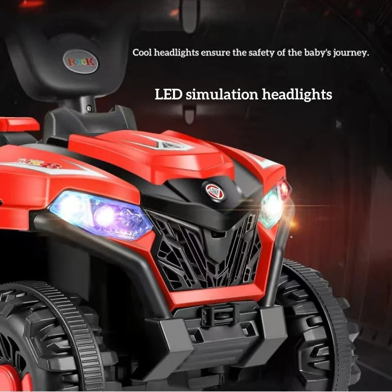 High Quality Mini Four-Wheel ATV for Kids Electric Battery-Powered Ride-on Car with Remote for Ages 2-4 Made of Durable Plastic