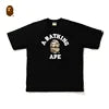 2026 1:1 High Version Ready Stock Letter Printing Bapees Tee Men Trendy PrintedApe Shirt Fashion Designer Bapees Shirt Hot Sell