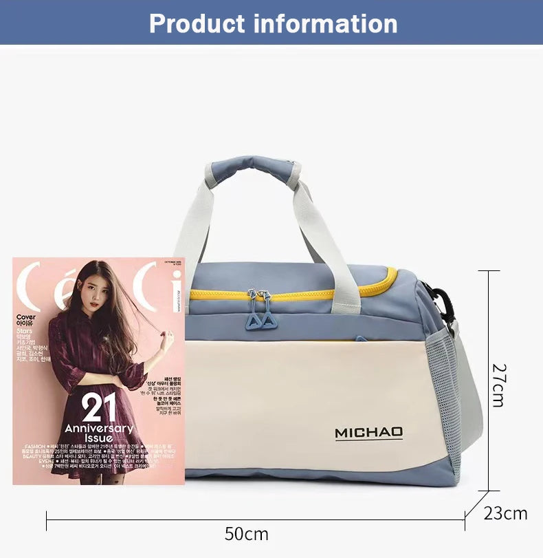 Gym Pathybag Oxford Polyester Lining Large Capacity Fitness Training Sports Waterproof Yoga Unisex Tote Sport Travel Bag