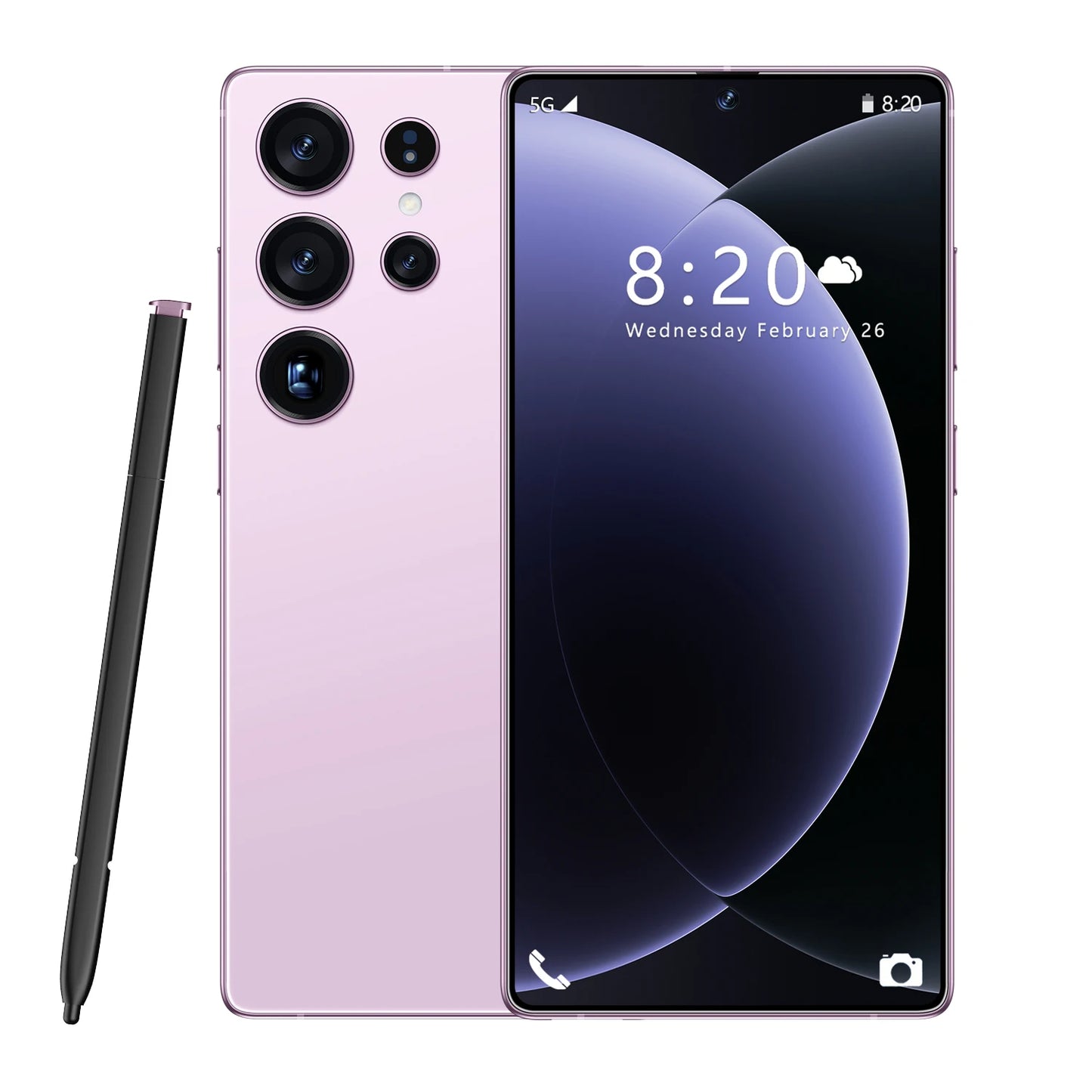 Brand New Unlocked 5G S26 Ultra 5G Smartphone 16GB+1TB 7.3 Inch HD 72+108MP Beauty Camera Android 14 Dual Card CDMA Gaming Phone